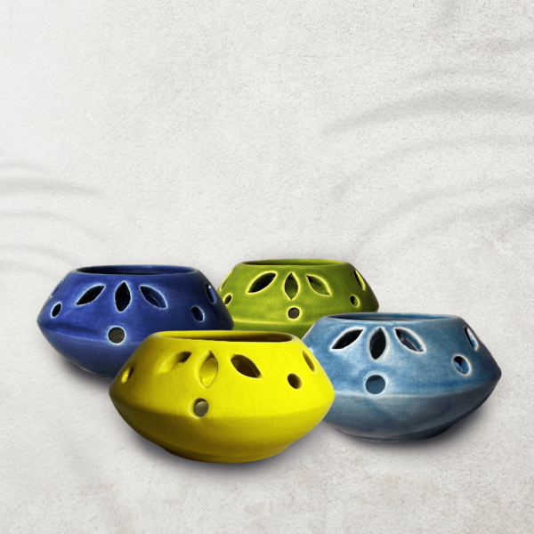 Ceramic Matki T-Lights Set