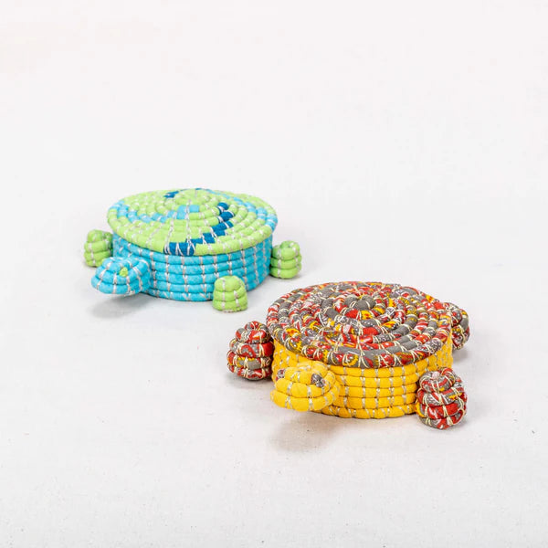 Handwoven Basket -  Turtle