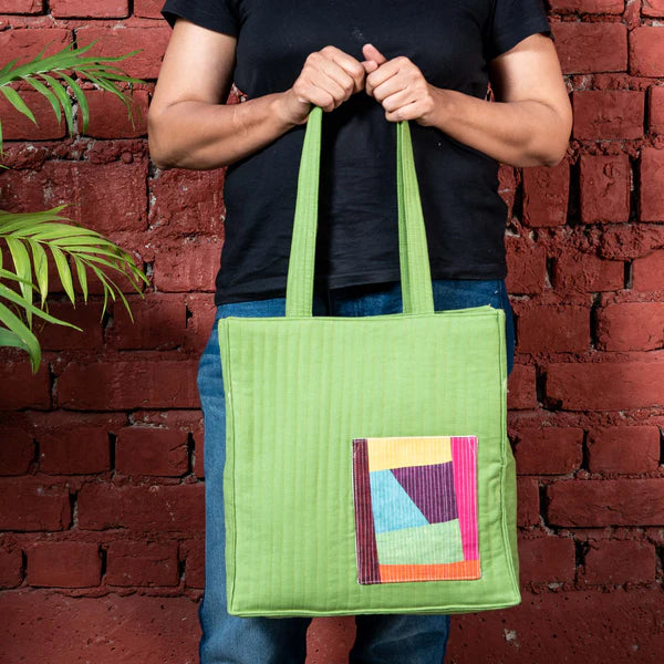 Indu Tote Bag - Green