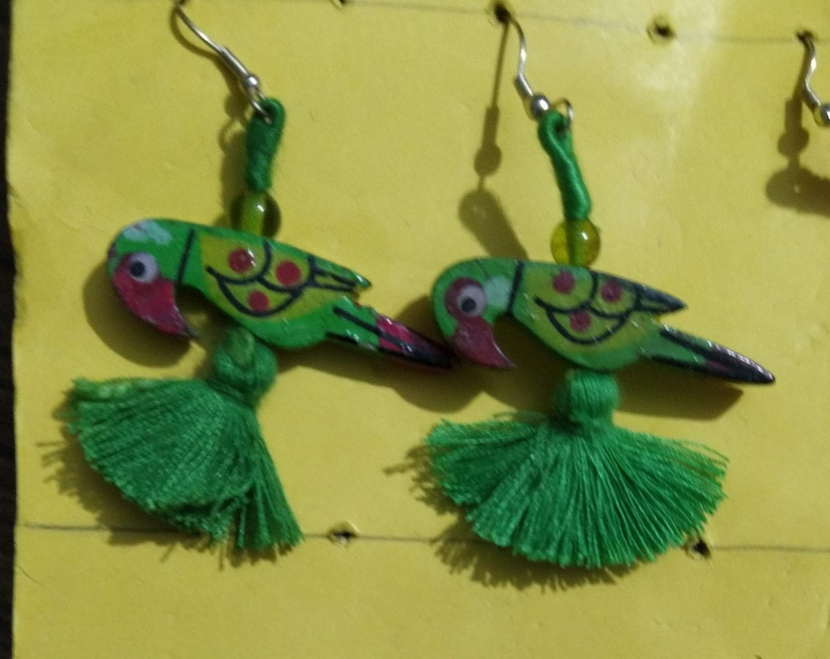 Green-bird Earrings – gestures.in