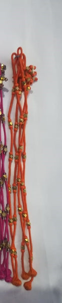 Tribal Anklets with golden beads