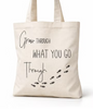 Tote Bag - Cloth Footprints design