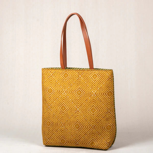 Wasabi Tote Bag - Green/Yellow