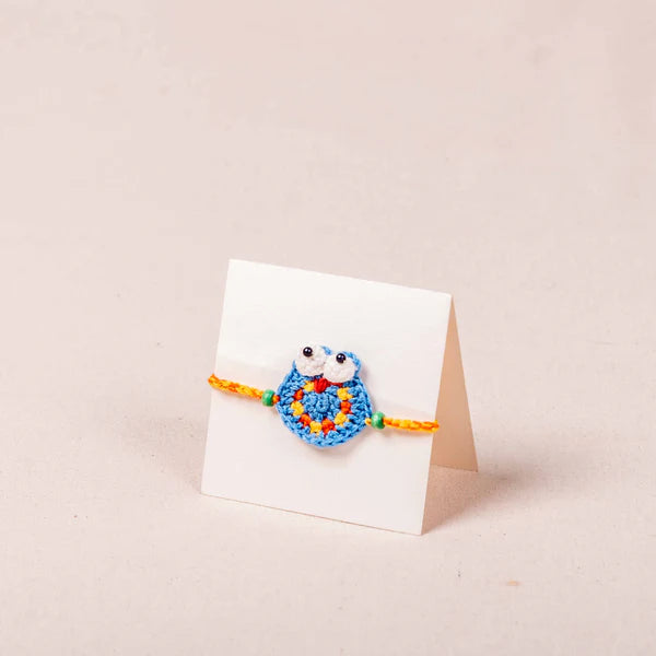 Handmade Crochet Rakhi -Owl