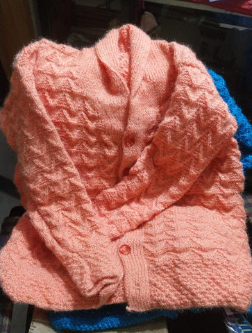 Handknitted Sweater-Pink