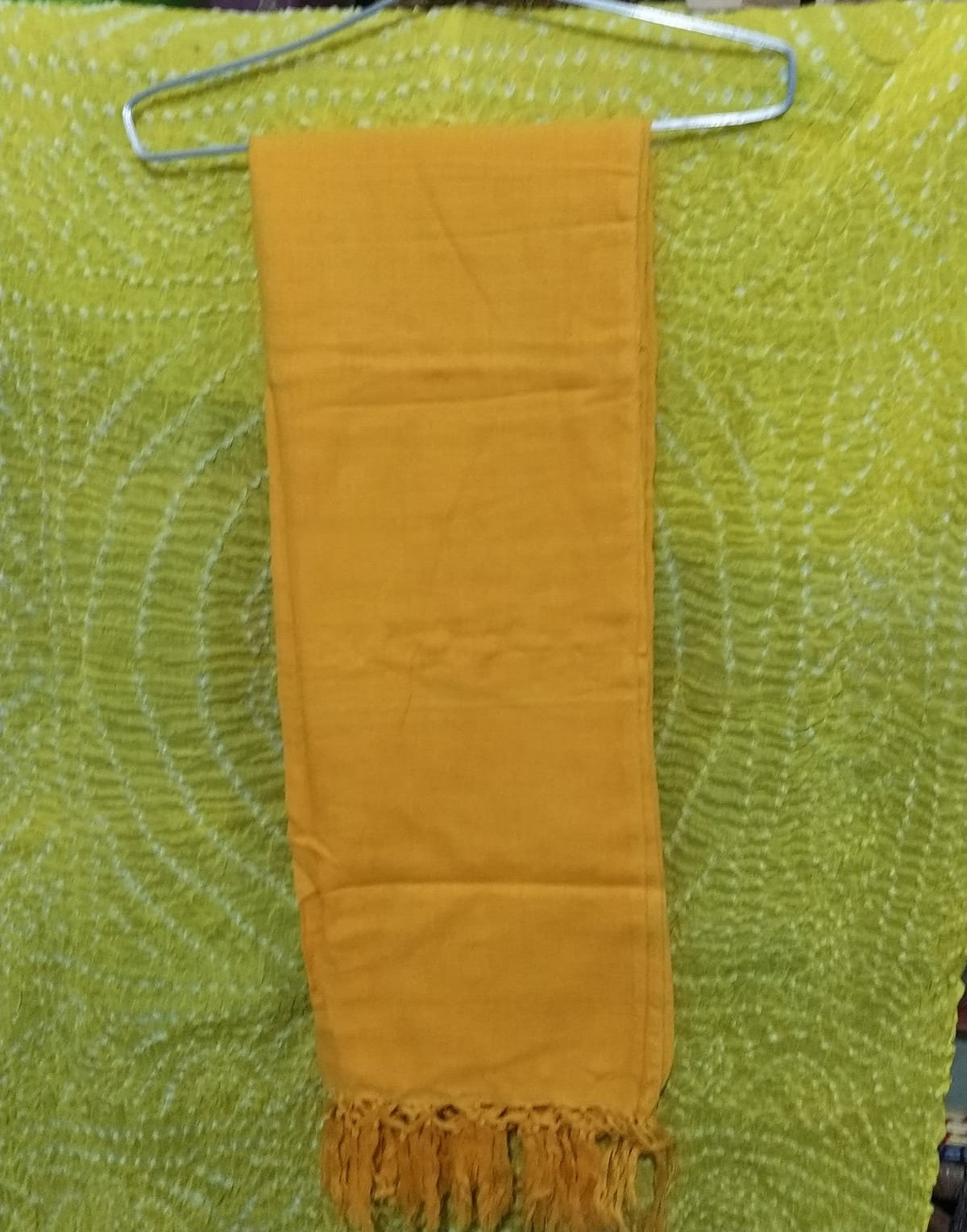 Cotten Dupatta-Turmric yellow