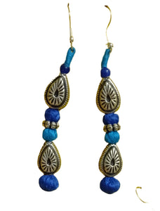 Bead Earring-Blue
