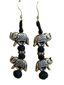 Bead Earring-Elephant