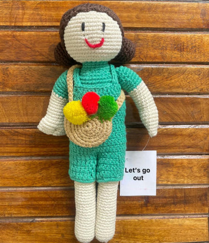 Crochet Dolly - Green