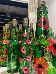 Hand Painted Bottle - Small