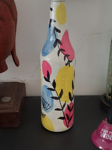 Hand Painted Bottle