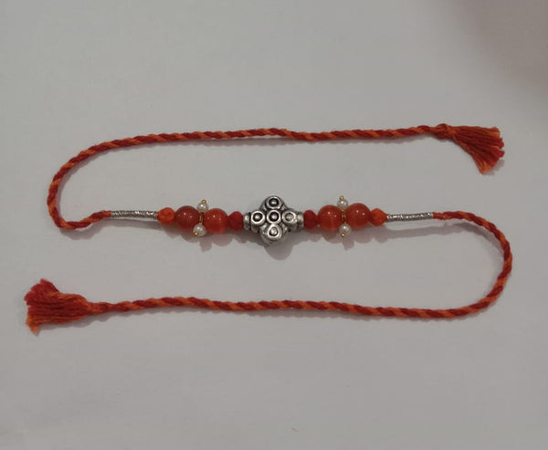 Bead Rakhi-Red