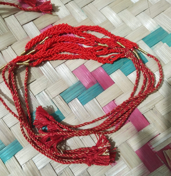 Bead Rakhi -Red