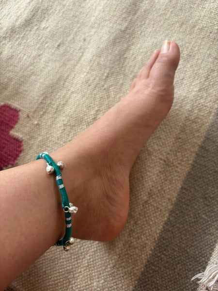 Tribal Anklets with matel Ghungroo
