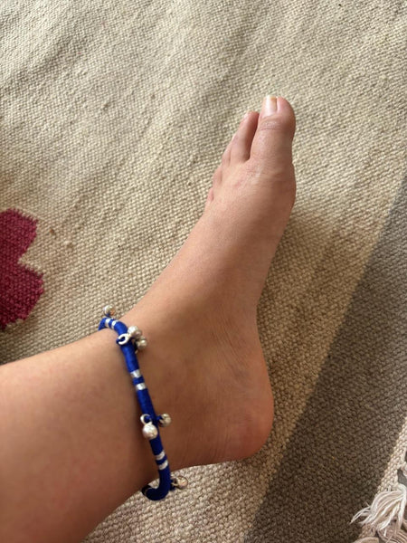 Tribal Anklets with matel Ghungroo