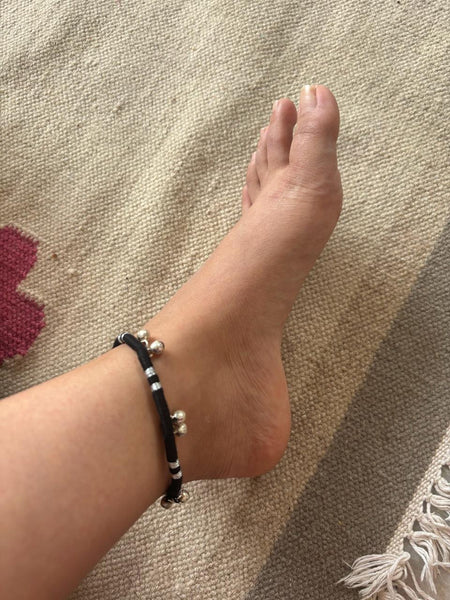 Tribal Anklets with matel Ghungroo