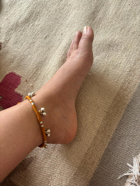 Tribal Anklets with matel Ghungroo