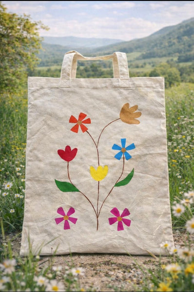 Handpainted Tote Bag