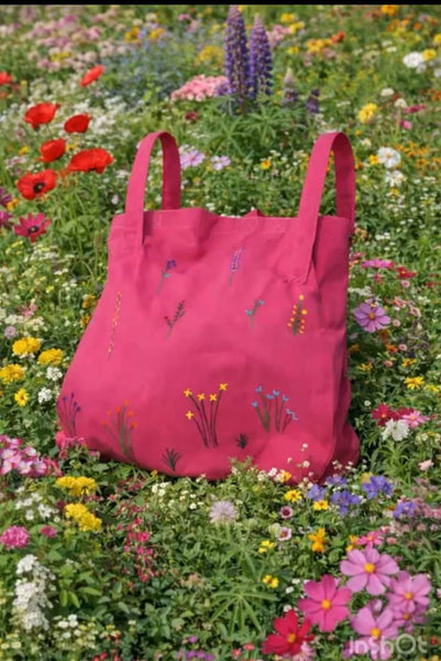 Handpainted Tote Bag
