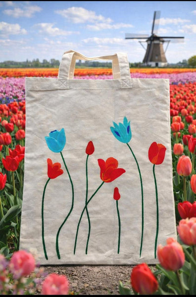 Handpainted Tote Bag
