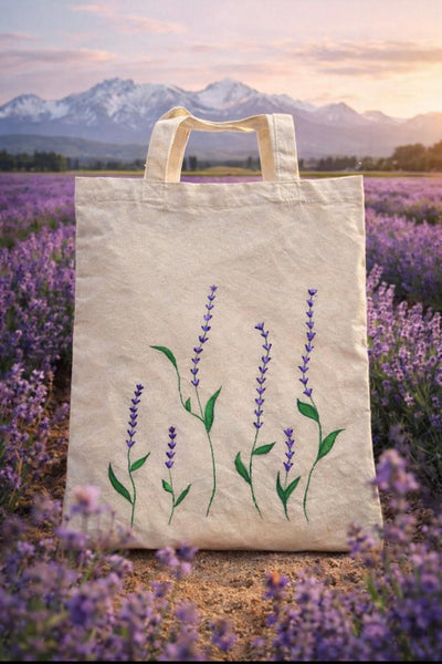 Handpainted Tote Bag