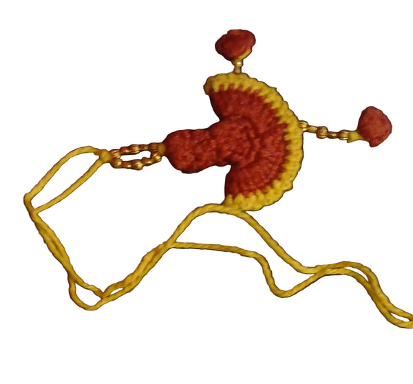 Handmade Crochet Lumba - Red Hibiscus