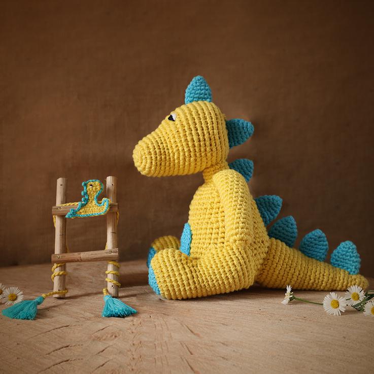 Baby Dragon Plush Stuffed Toy & Dragon Rakhi