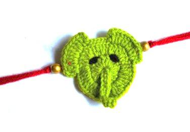 Elephant Crochet Rakhi No – 5