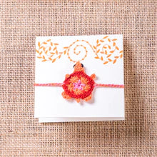 Handmade Crochet Rakhi - Turtle